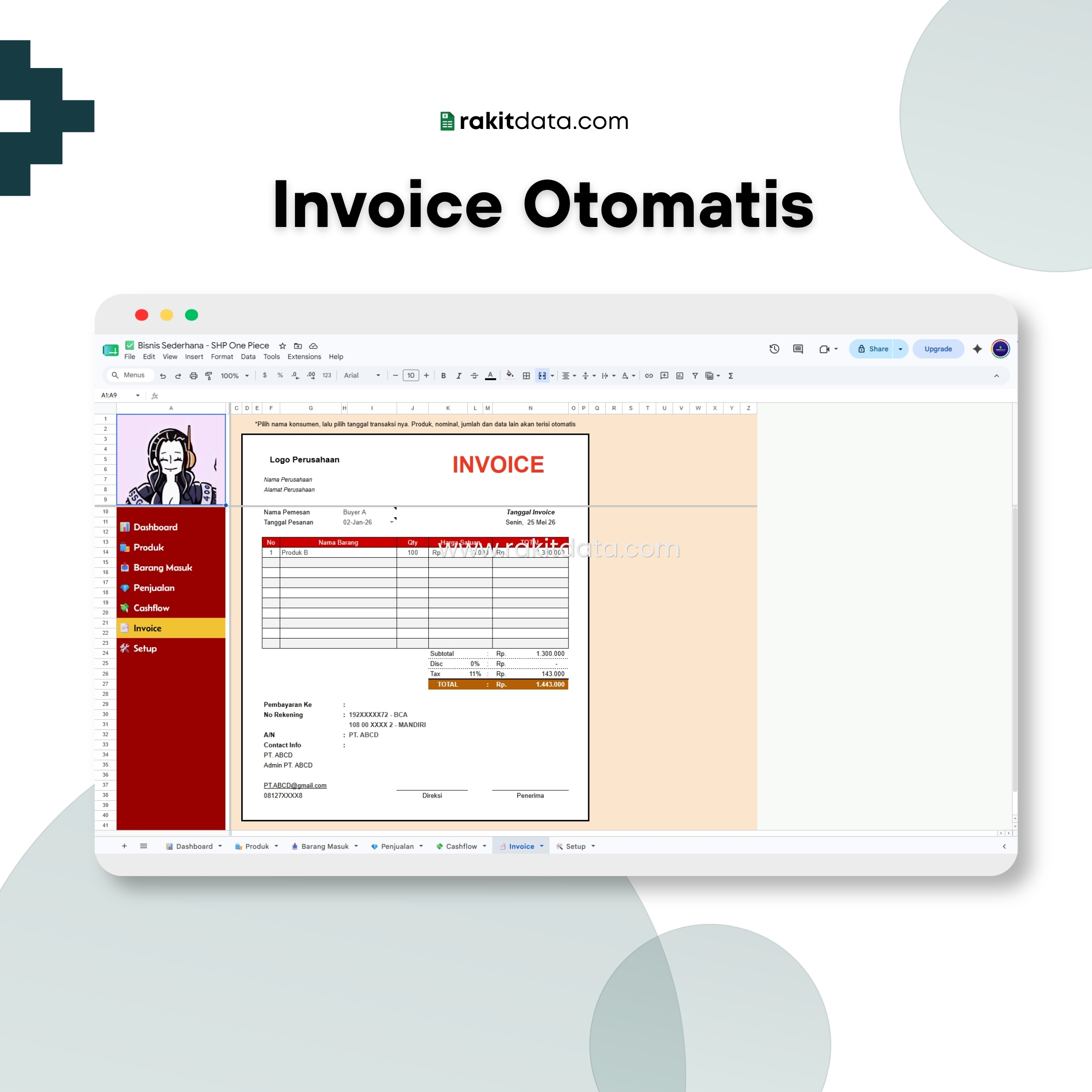 Invoice Otomatis Onepice