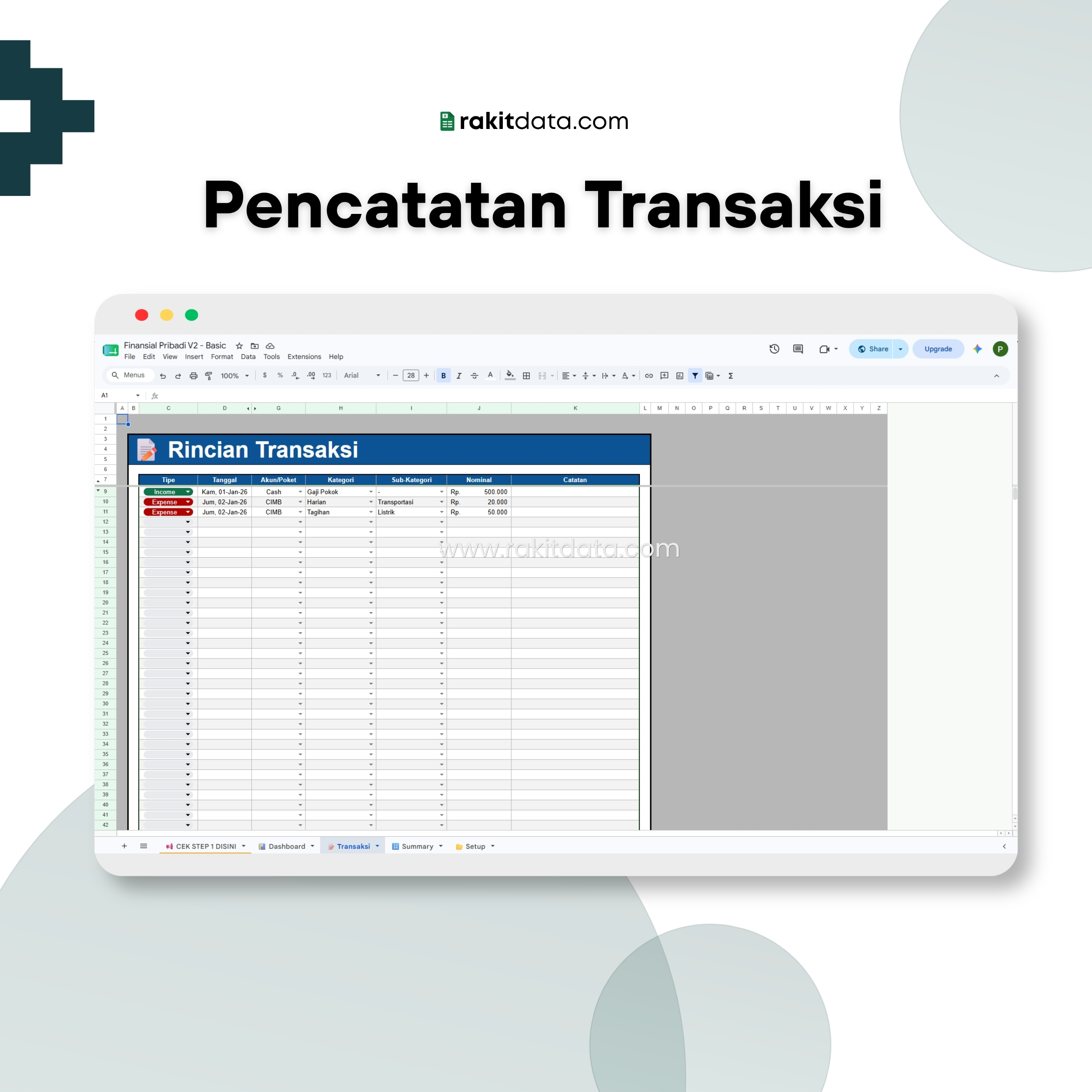 Rekap Transaksi Basic