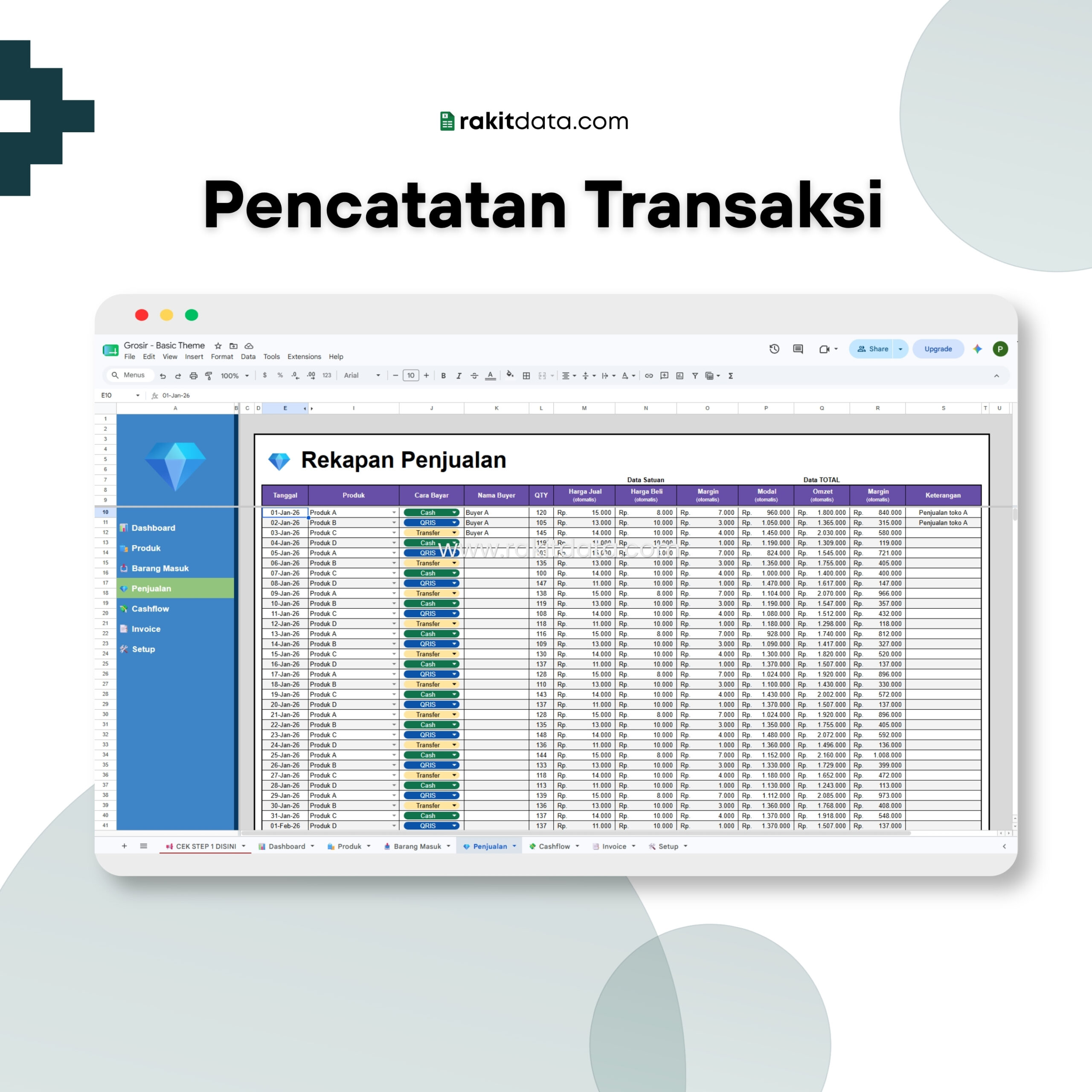 Pencatatan Transaksi Basic