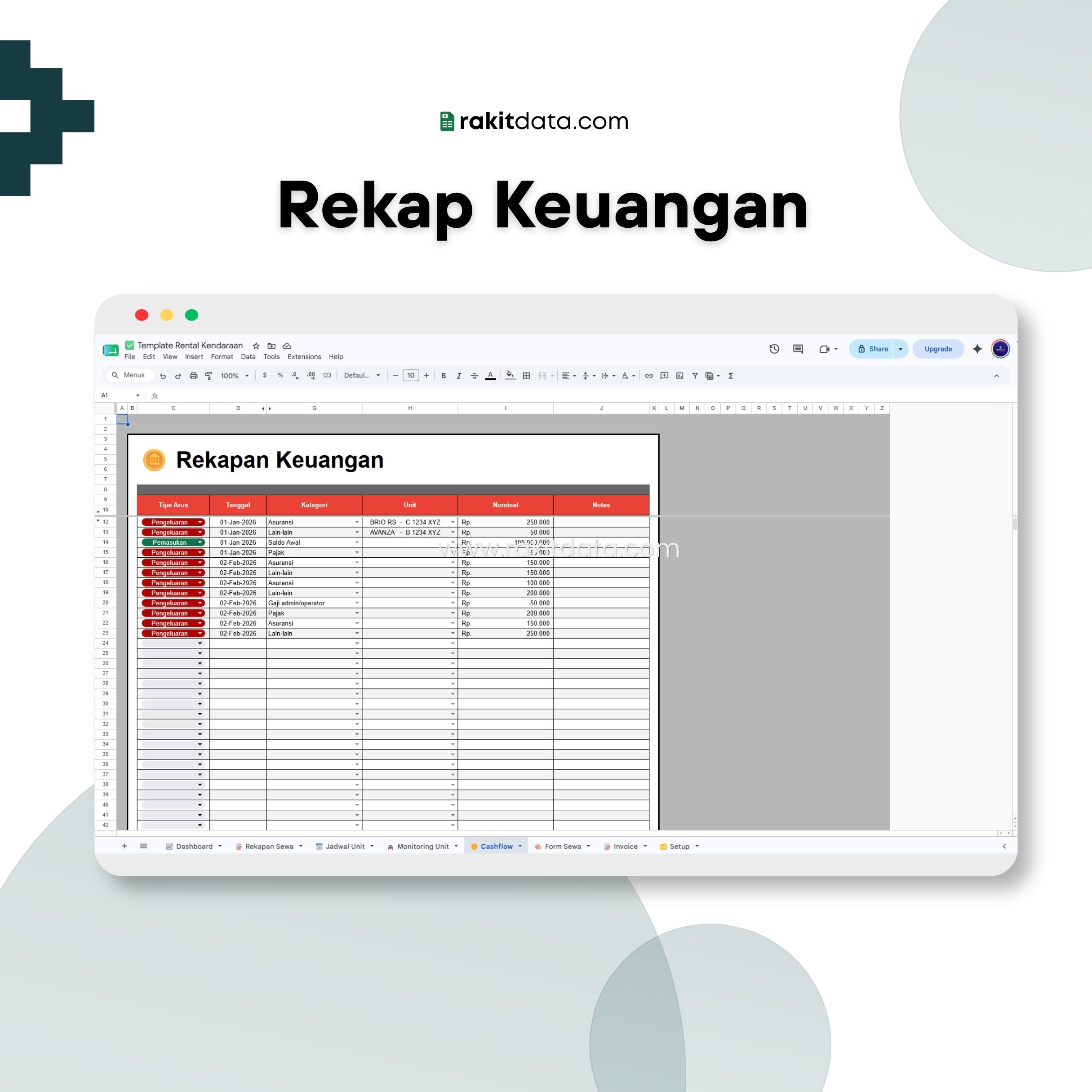 Rekap Keuangan