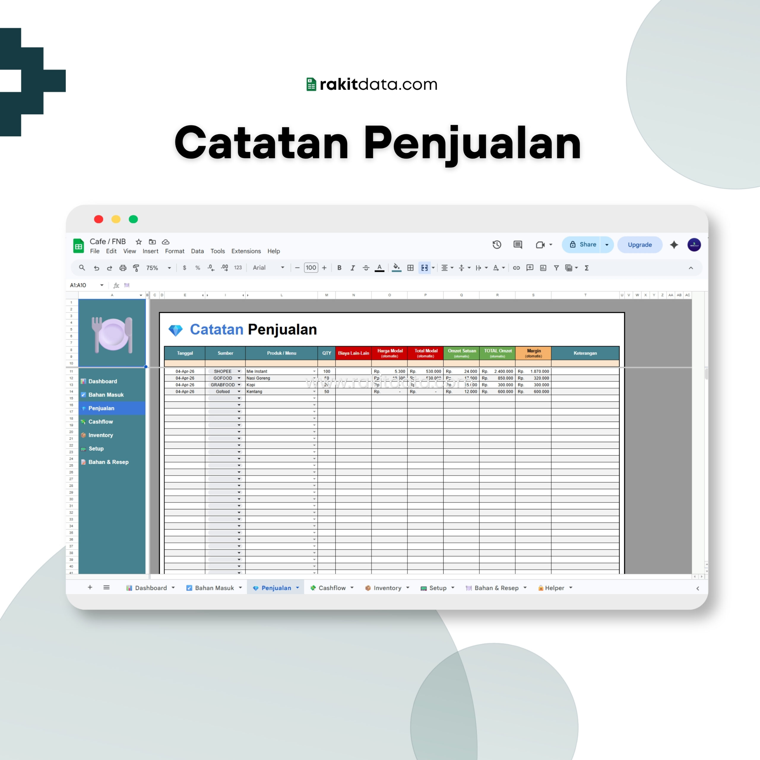 Catatan Penjualan