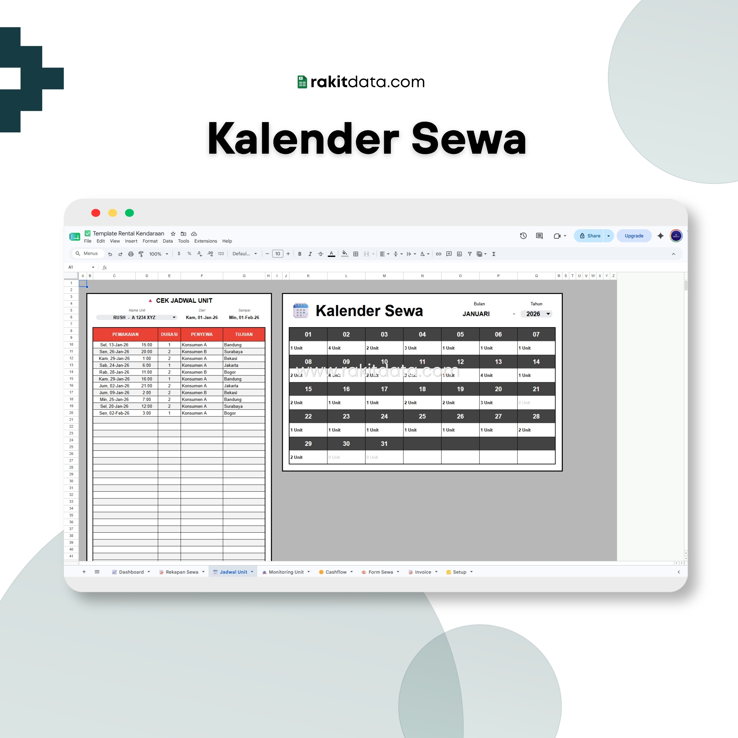 Kalender Sewa