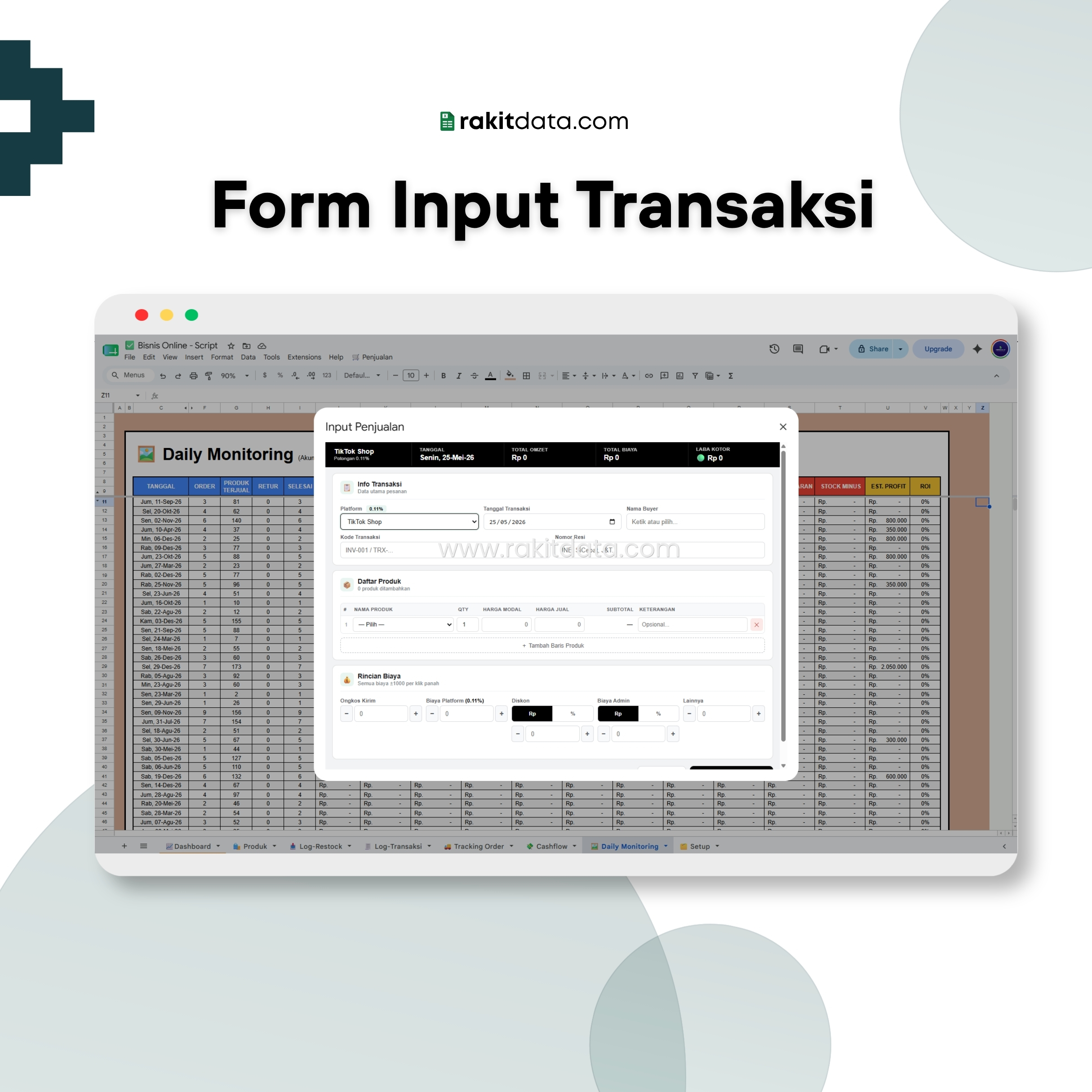 Input Transaksi