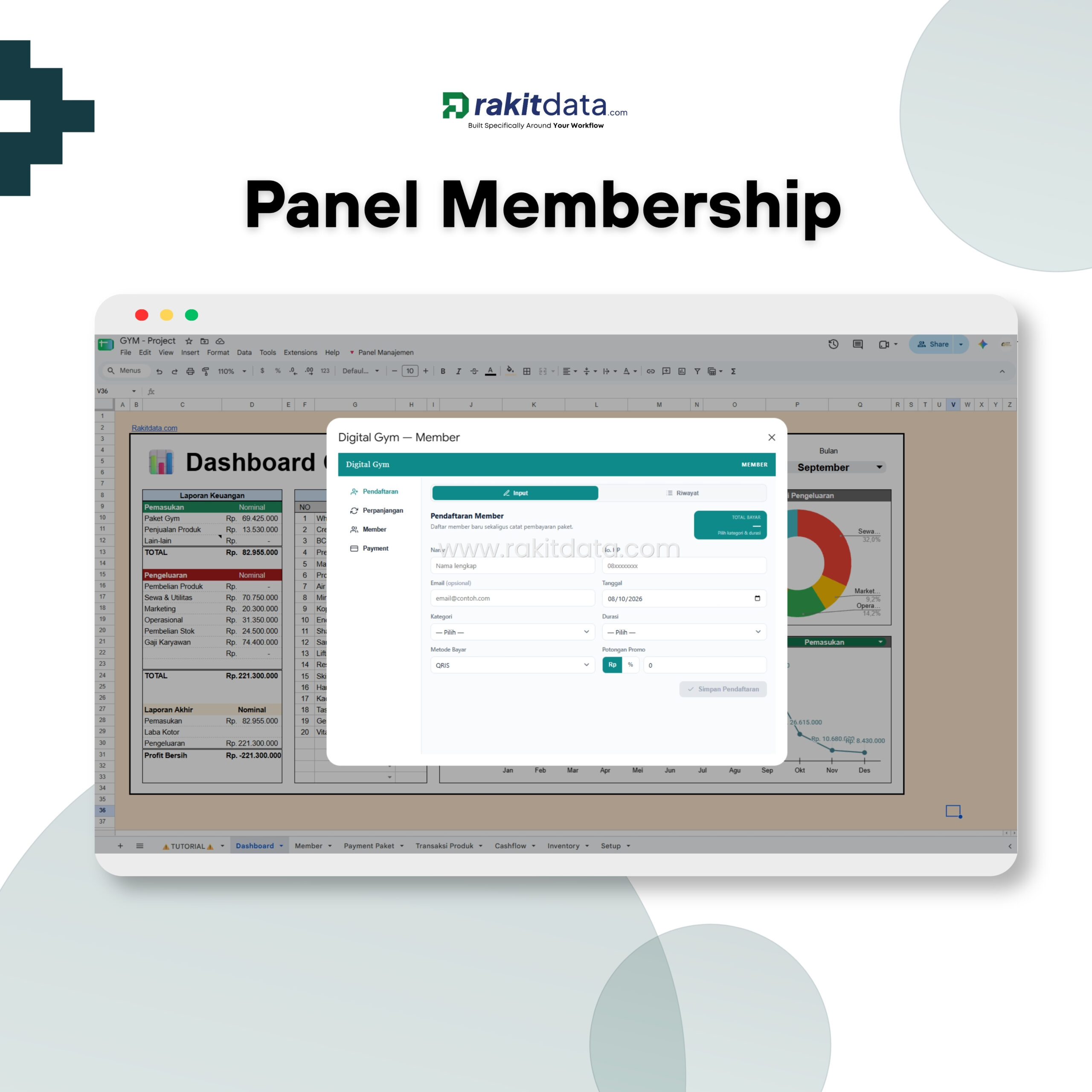 Payment Membership — Panel