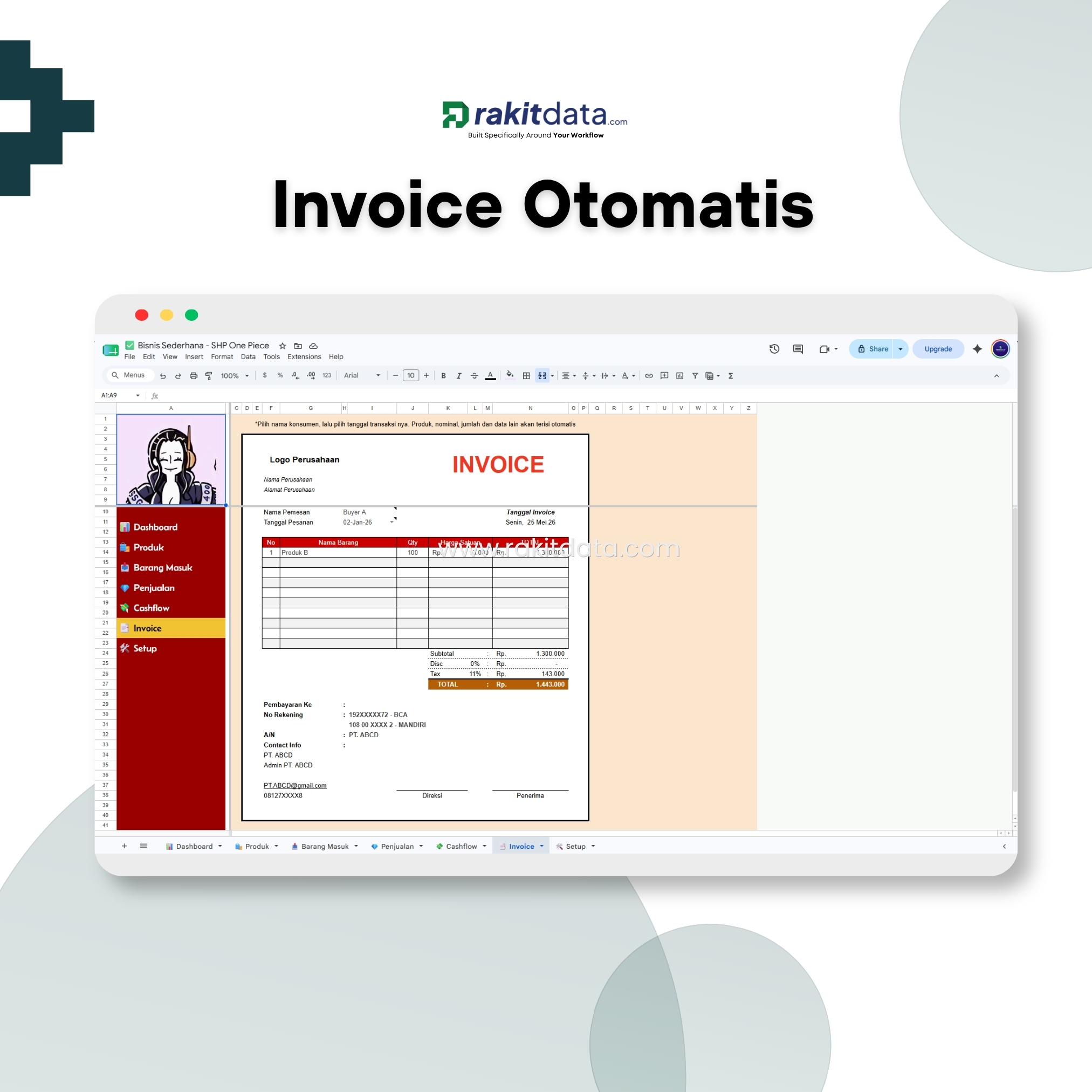Invoice Otomatis Onepiece
