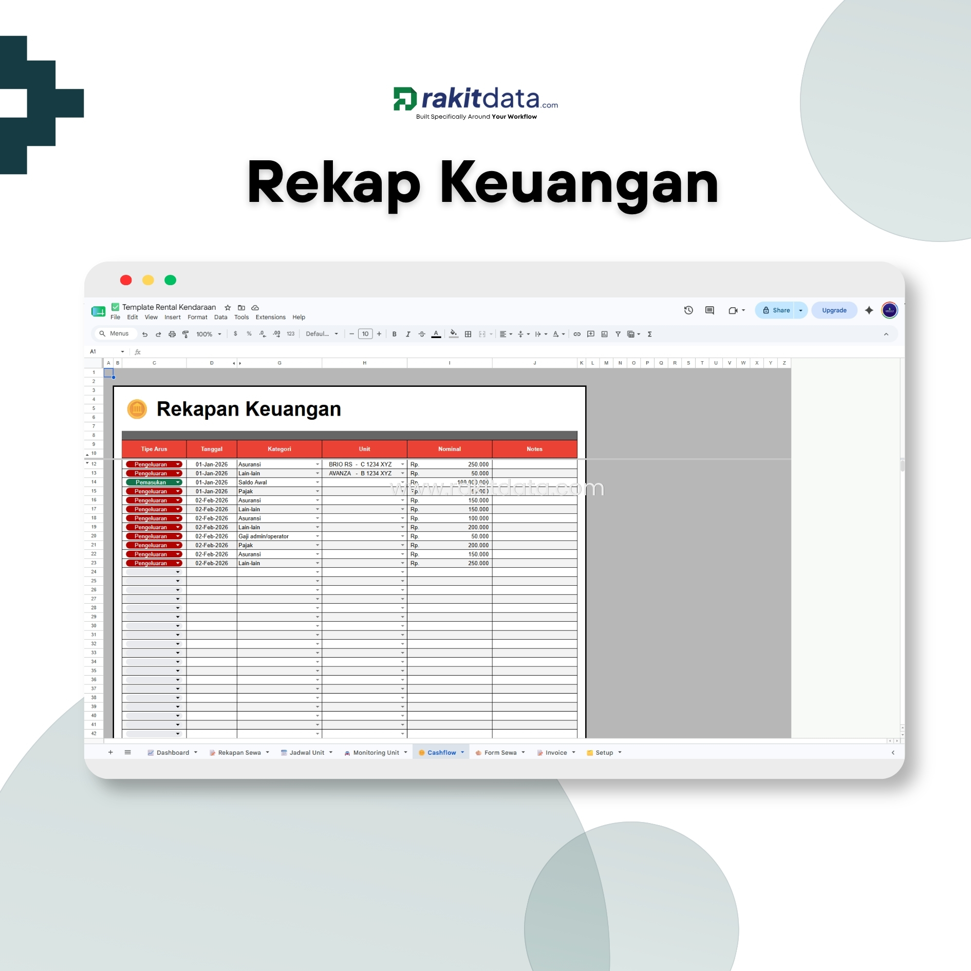 Rekap Keuangan