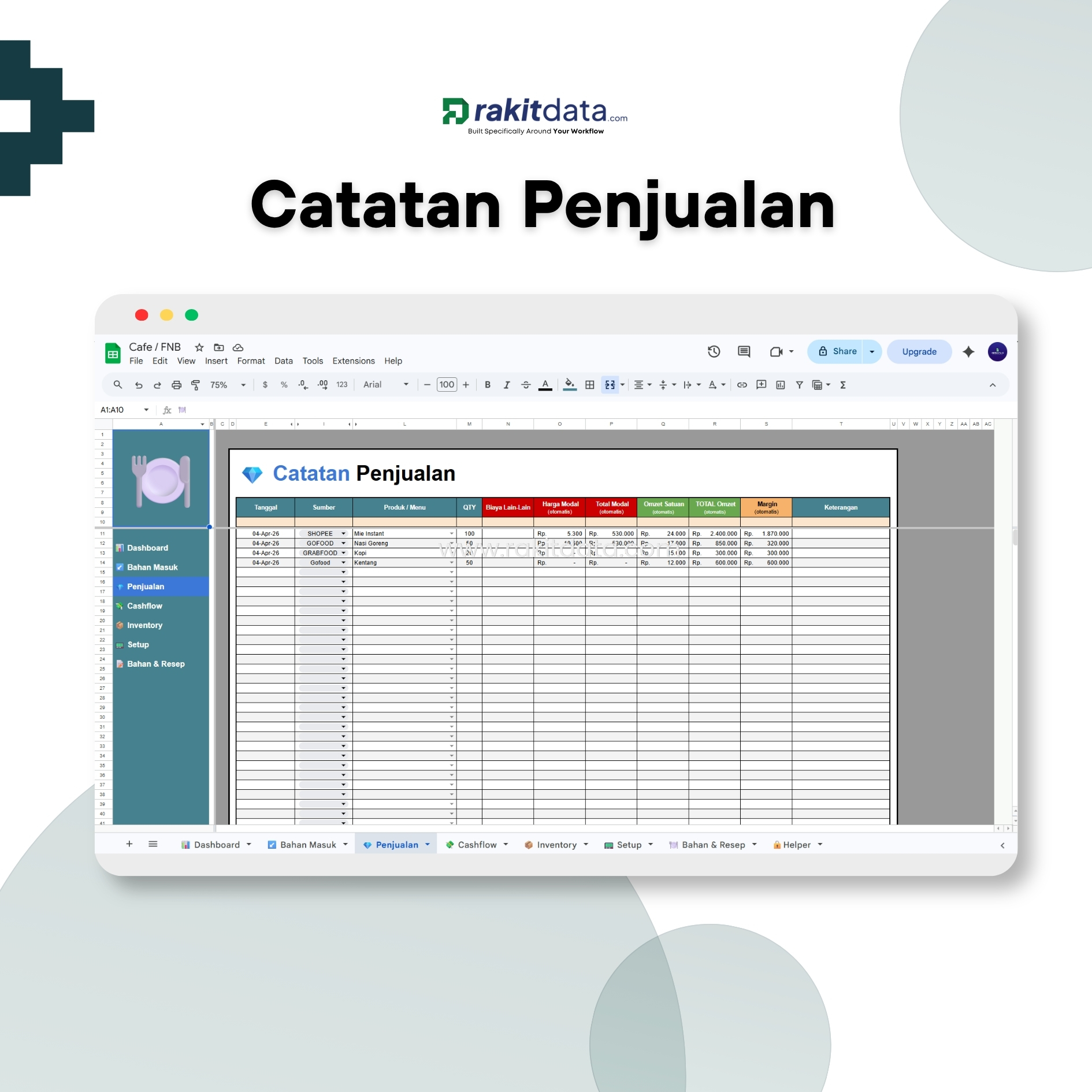 Catatan Penjualan