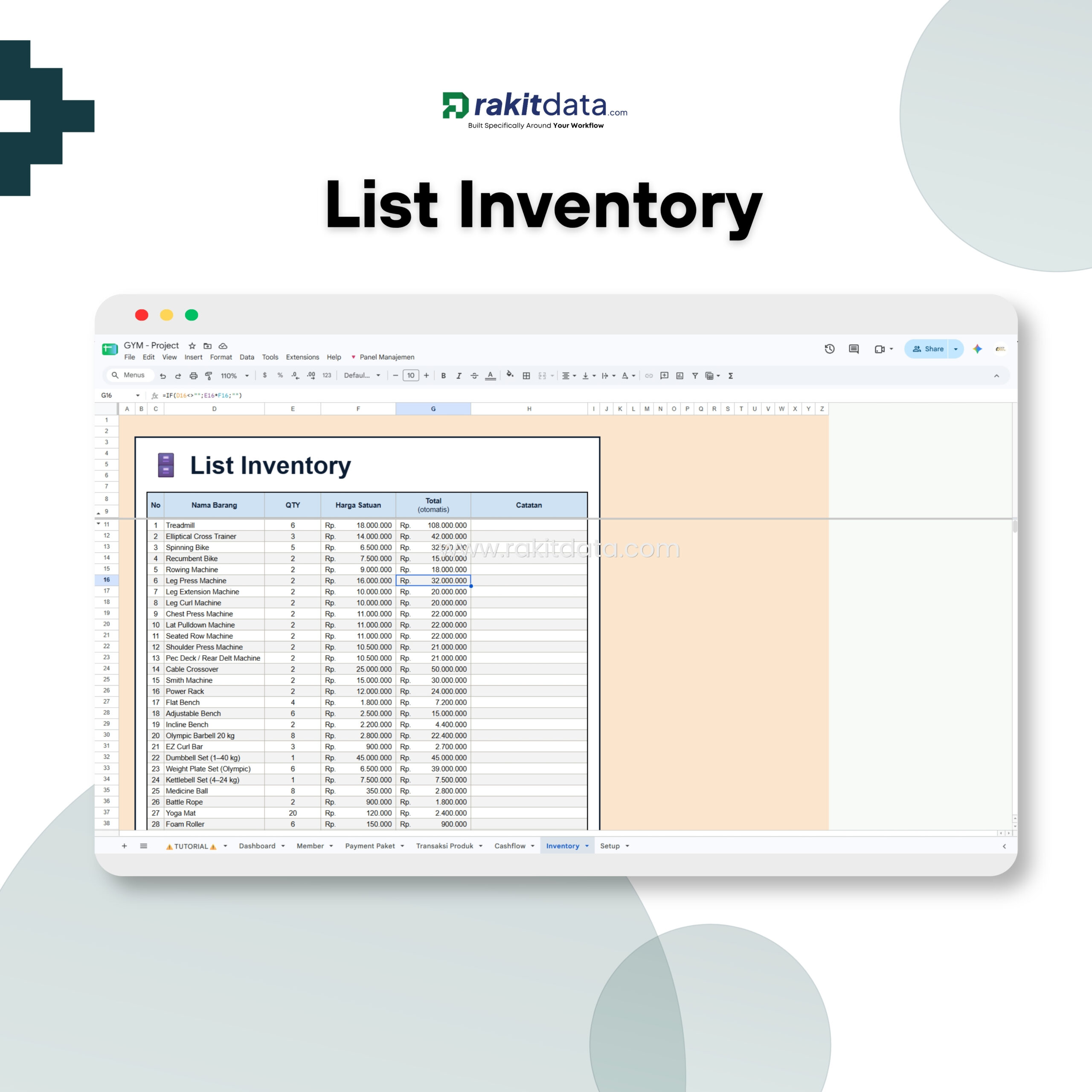 List Inventory