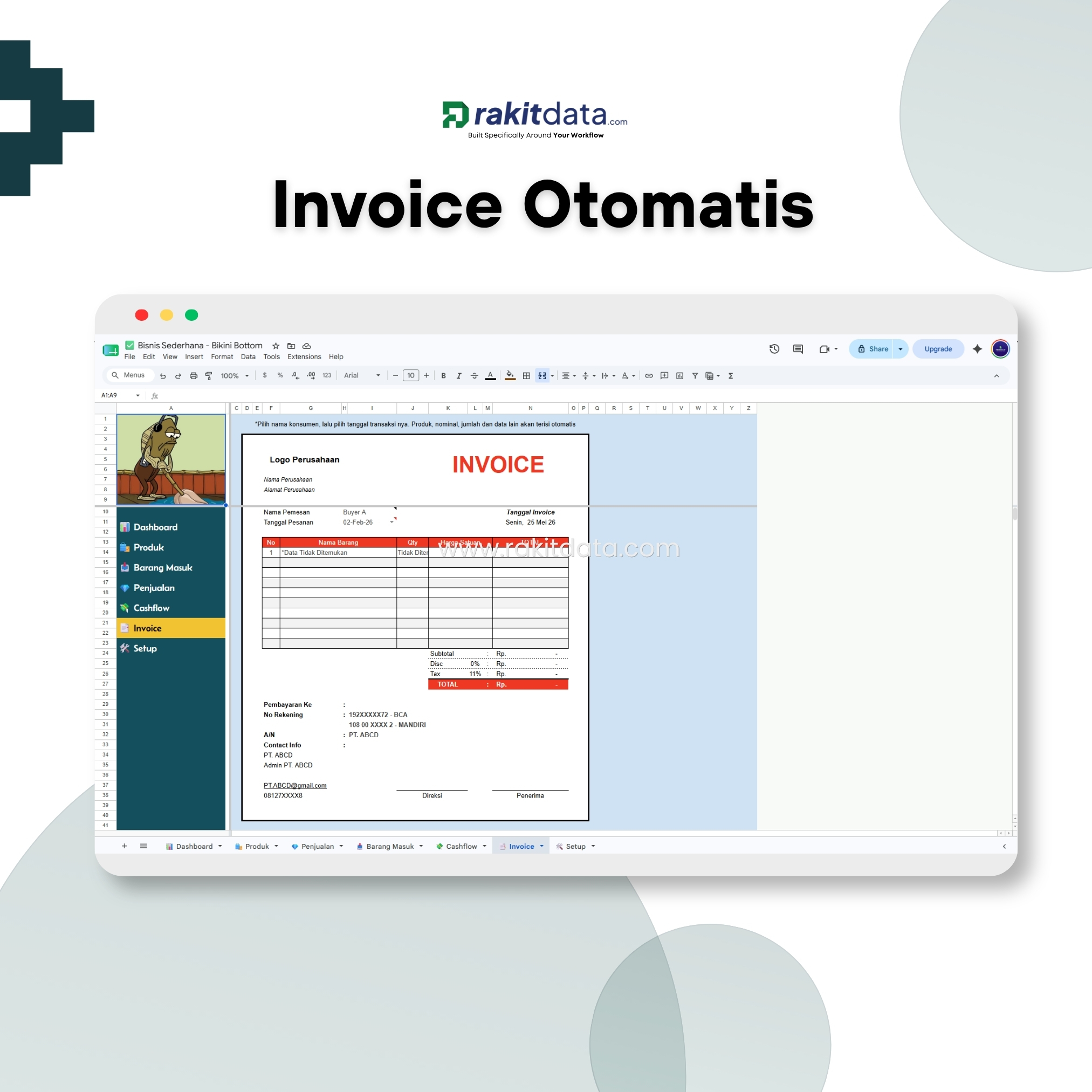 Invoice Otomatis Bikini Bottom